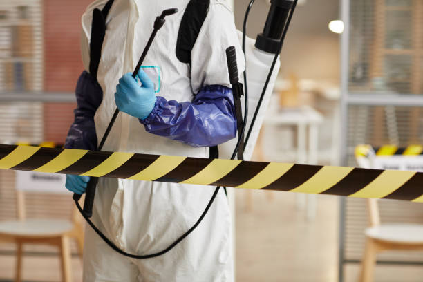 Professional Hoarding Cleanup technician working in Weston, NJ